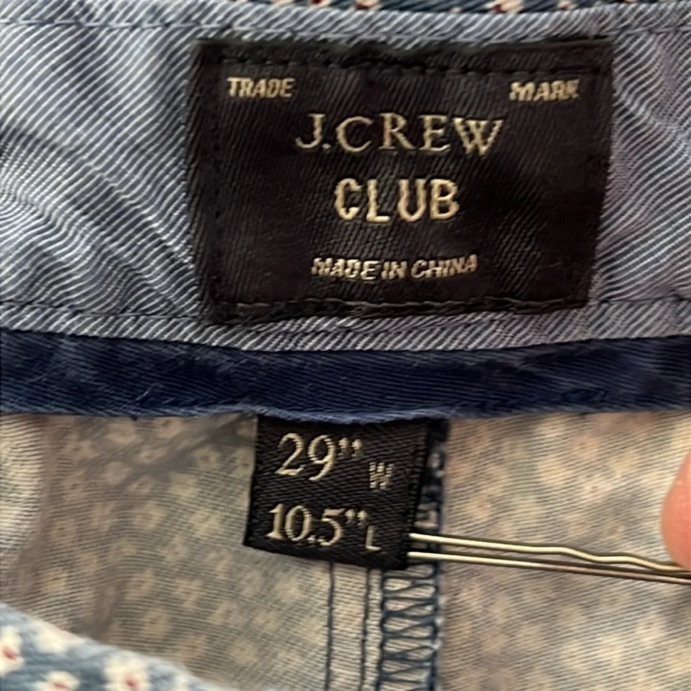 J. Crew Club Tiny Flowers Printed Shorts